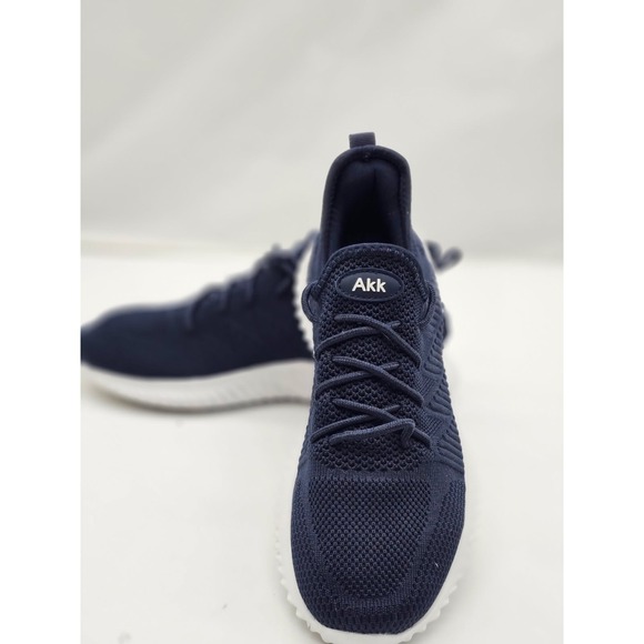 AKK Womens Lightweight Navy Walking Running Athletic Sneakers Comfort EU 41.5 - Picture 2 of 8